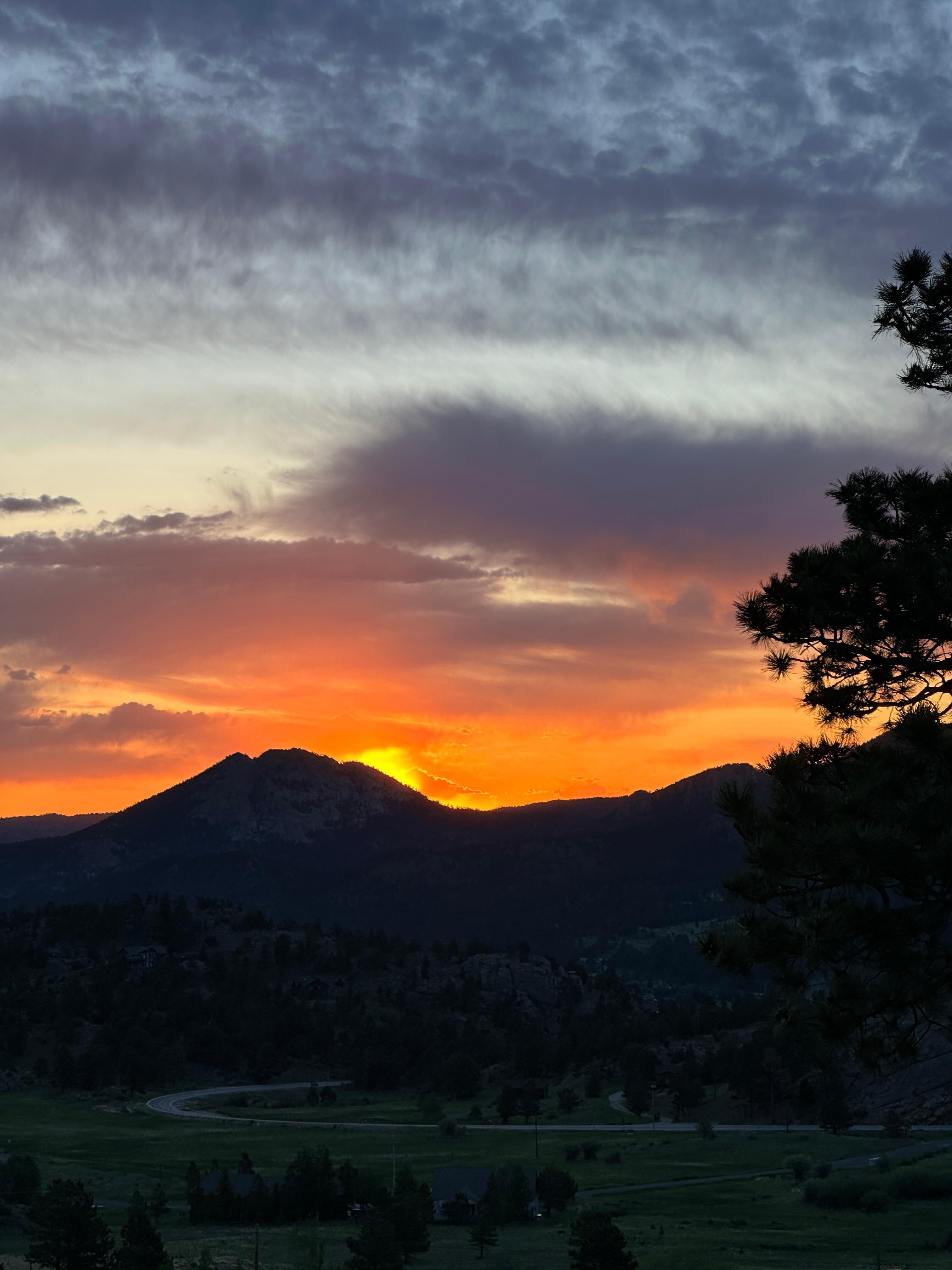 Sunrise from the upper deck