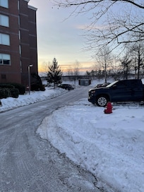 The hotel did a horrible job of clearing the parking lot