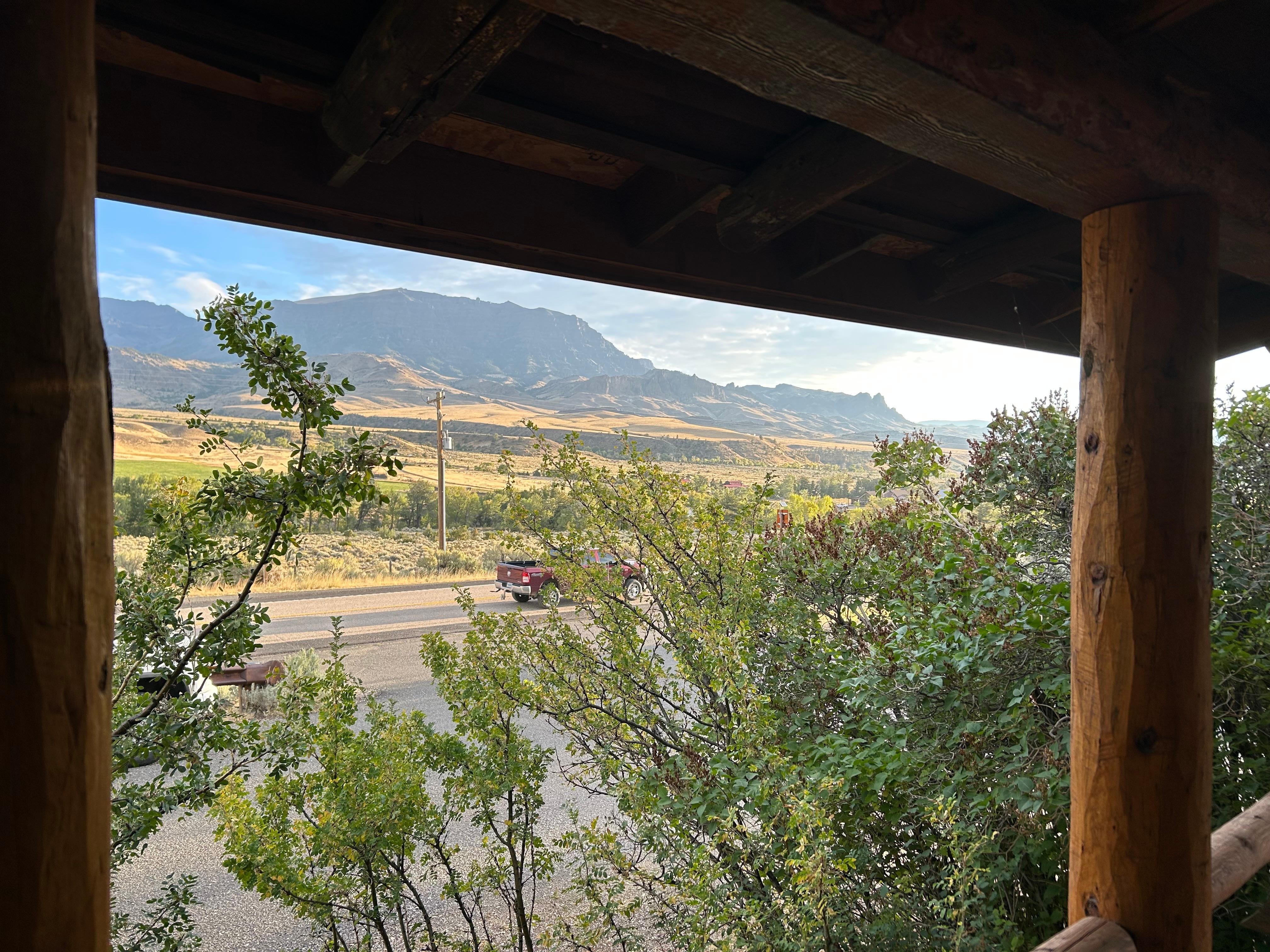 Beautiful view from the front porch.