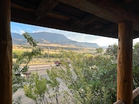 Beautiful view from the front porch.