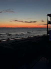 Sunset from the balcony