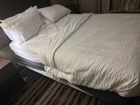 This was how my bed was made