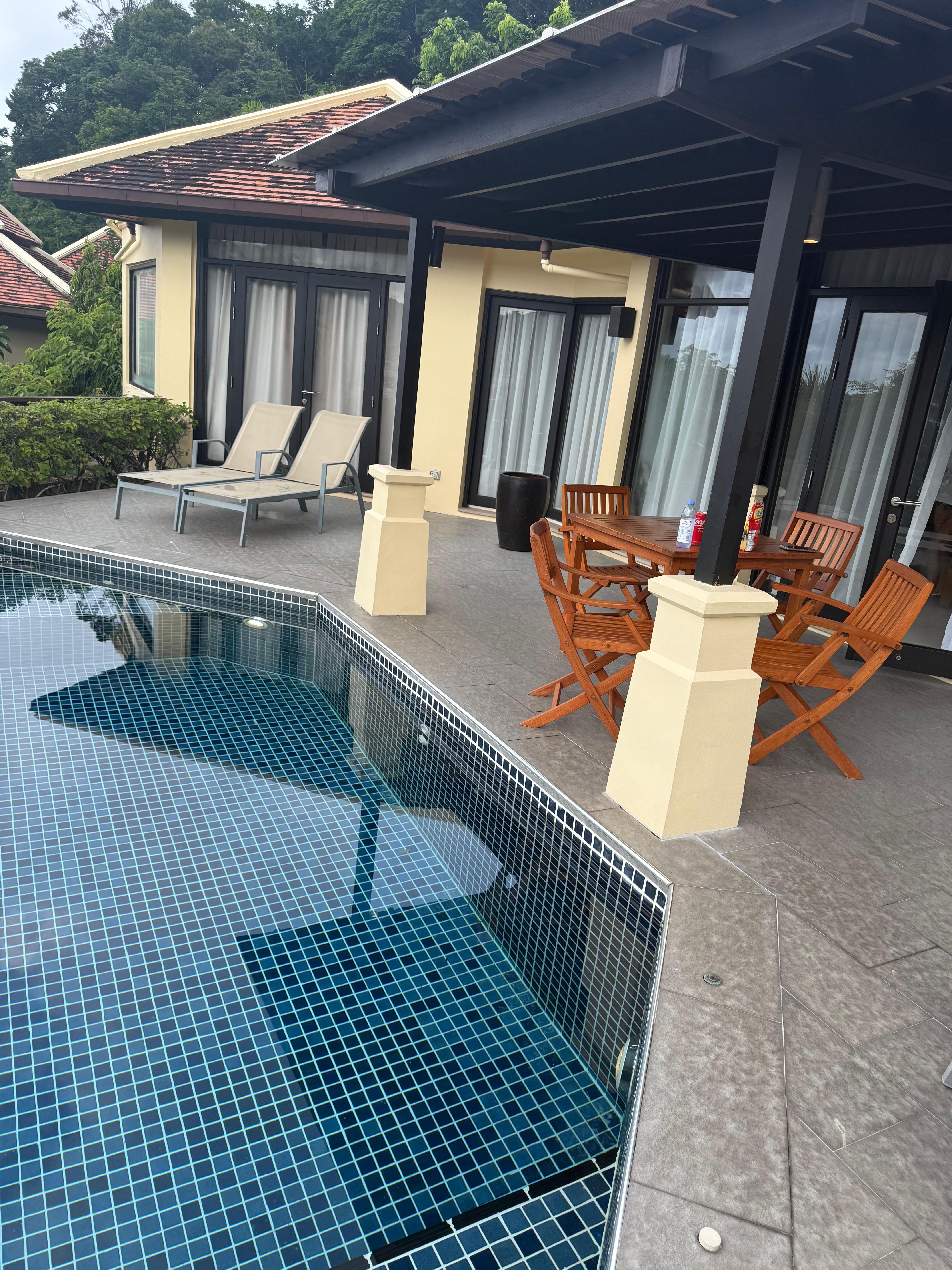 View of our villa