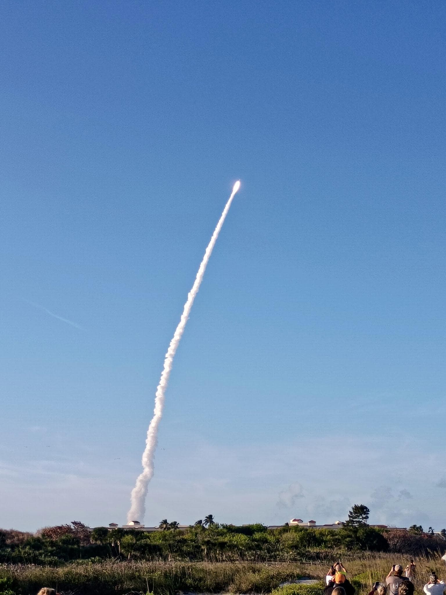 Artemis II launch from the beach just steps from the condo boardwalk
