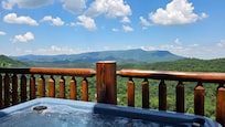 View from the hot tub about 11am