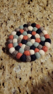 Special touches like these beautiful coasters