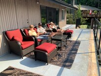 Many happy hours spent on the deck with the family