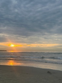 Sunset on the beach