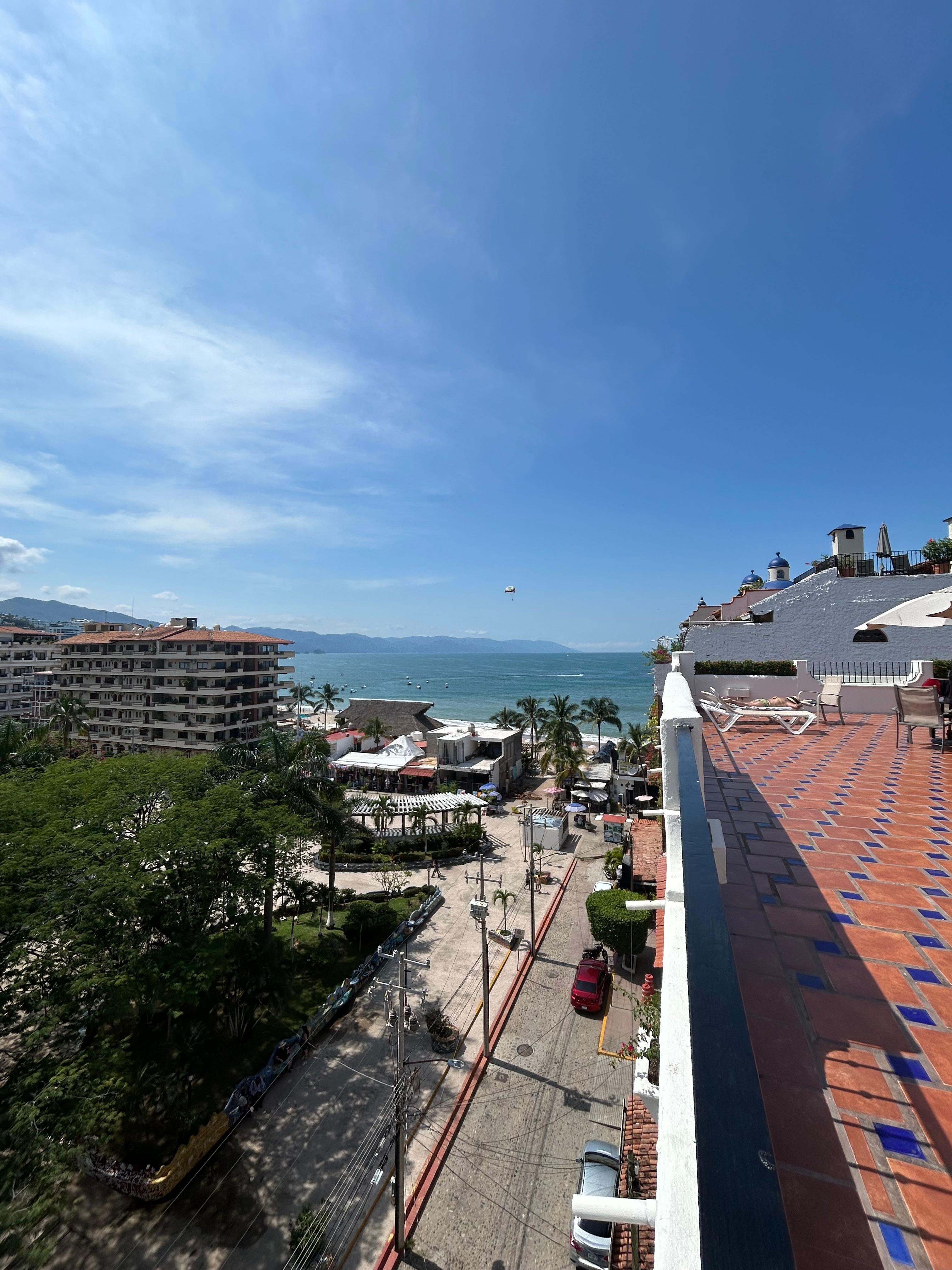 View from rooftop patio.