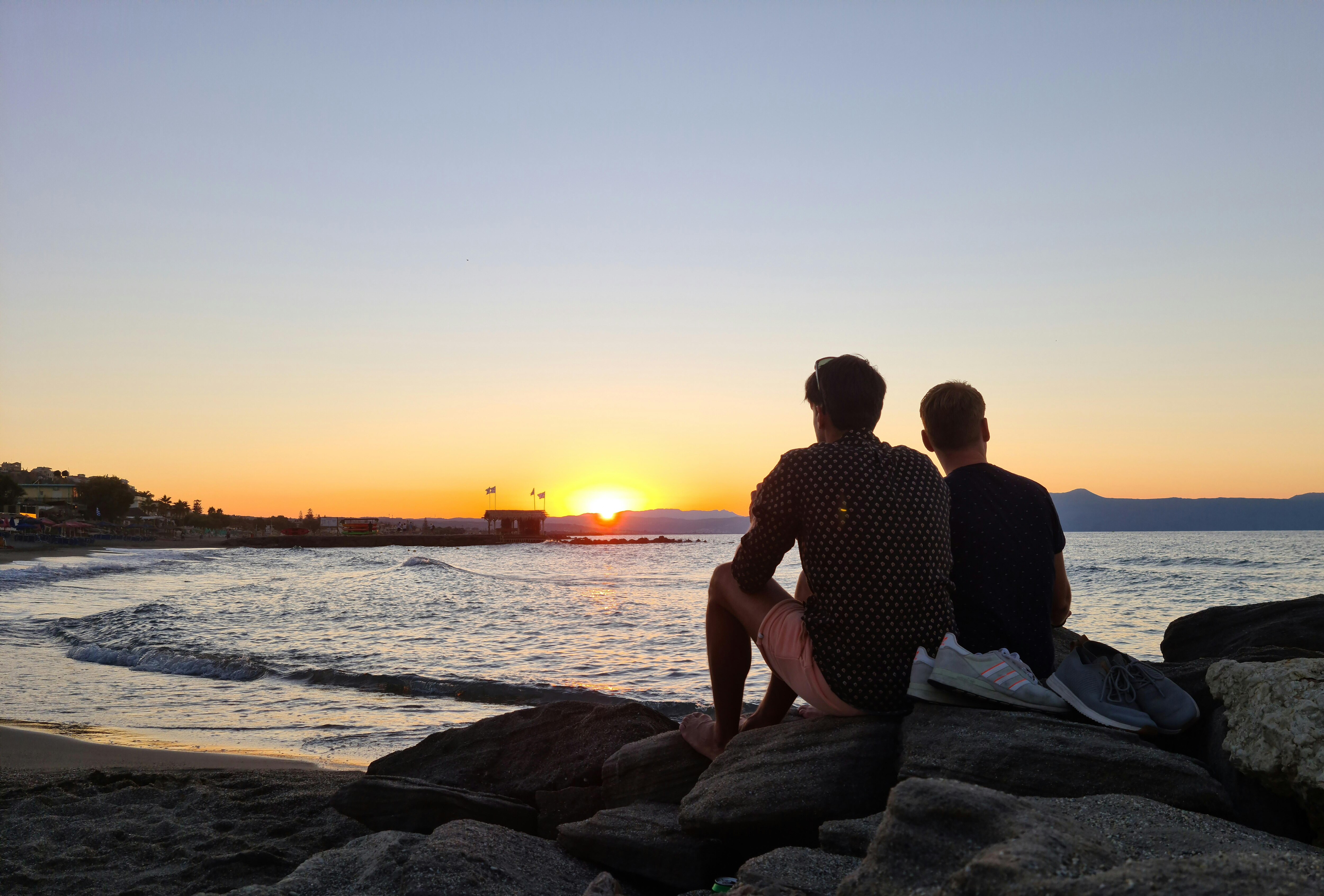 Beautiful sunsets at the nearby beach