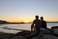 Beautiful sunsets at the nearby beach