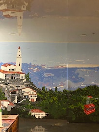 Mural in lobby