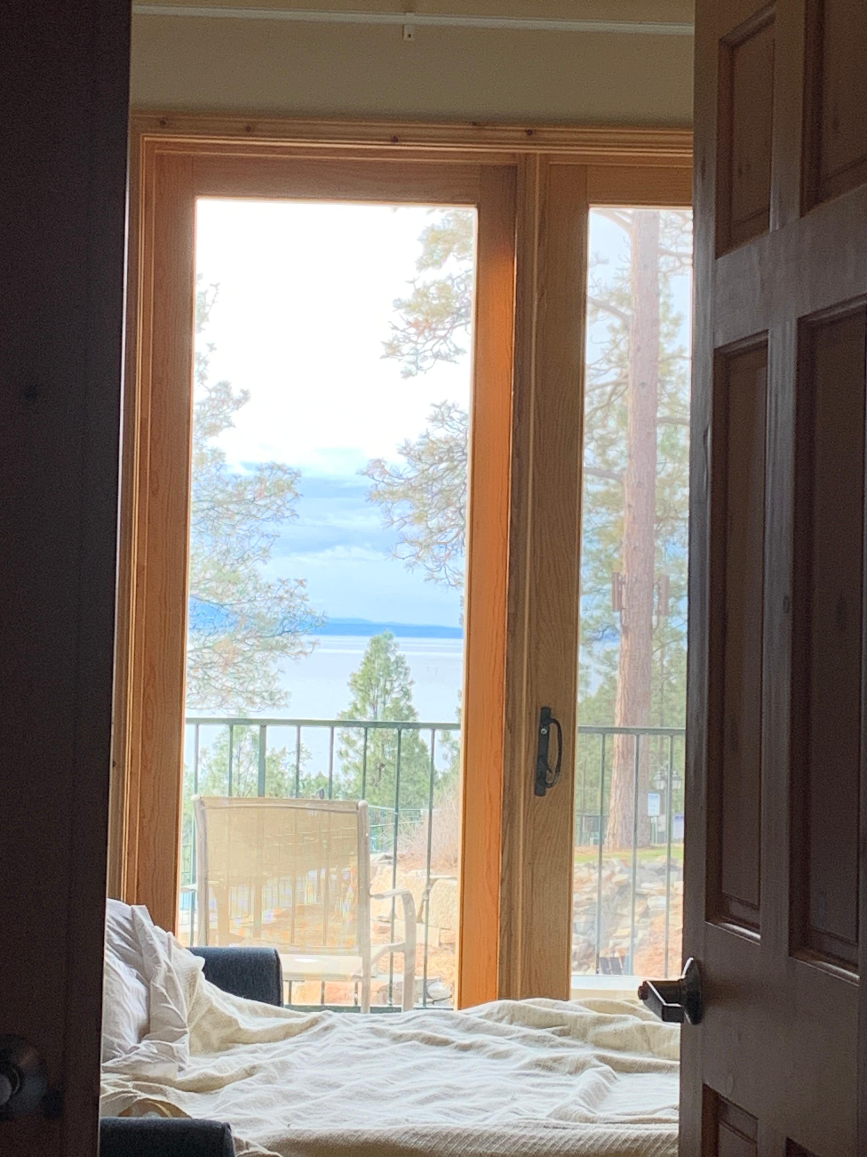 Our room had great views of Flathead Lake