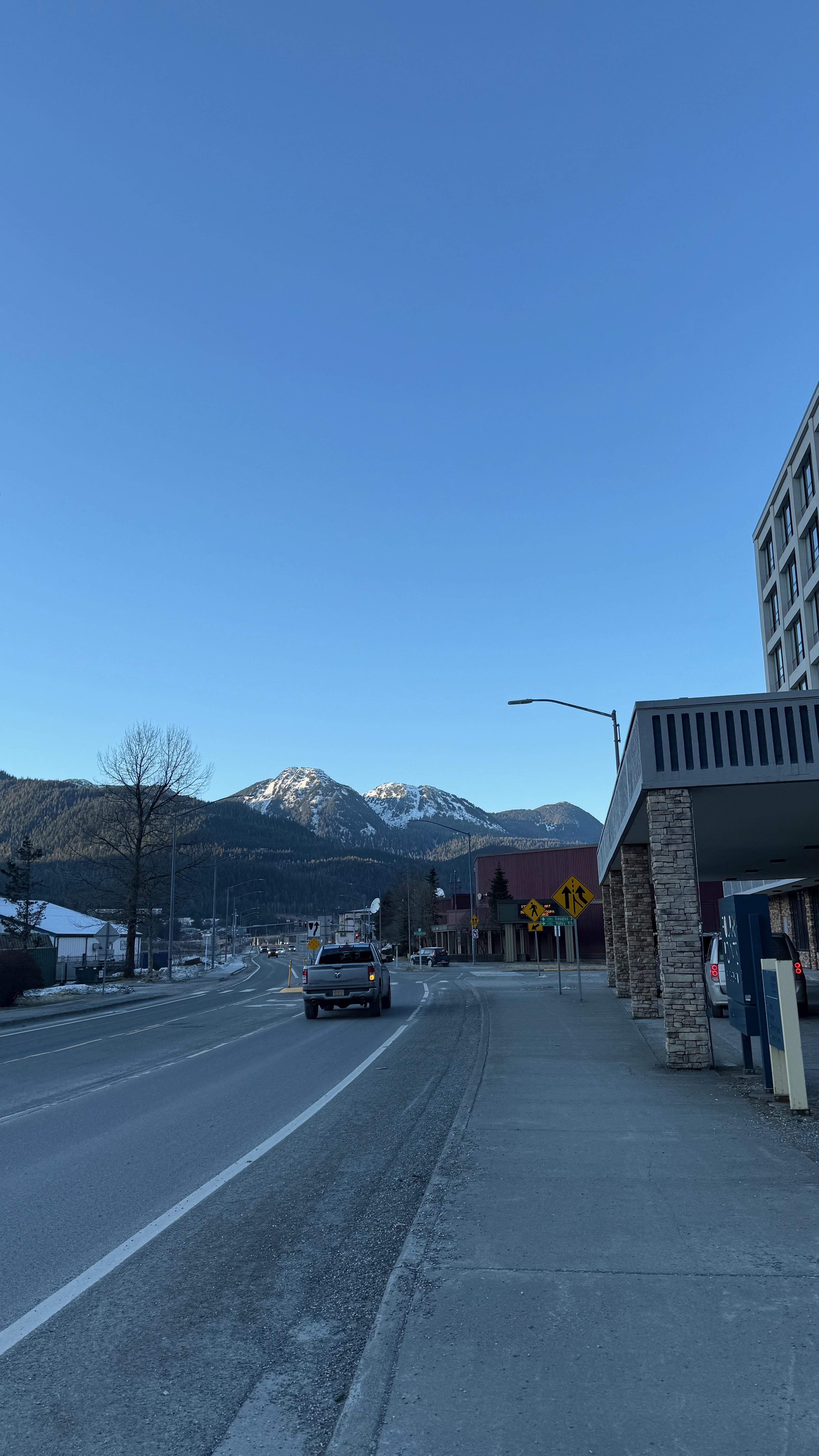 Hotel exterior on Egan Street