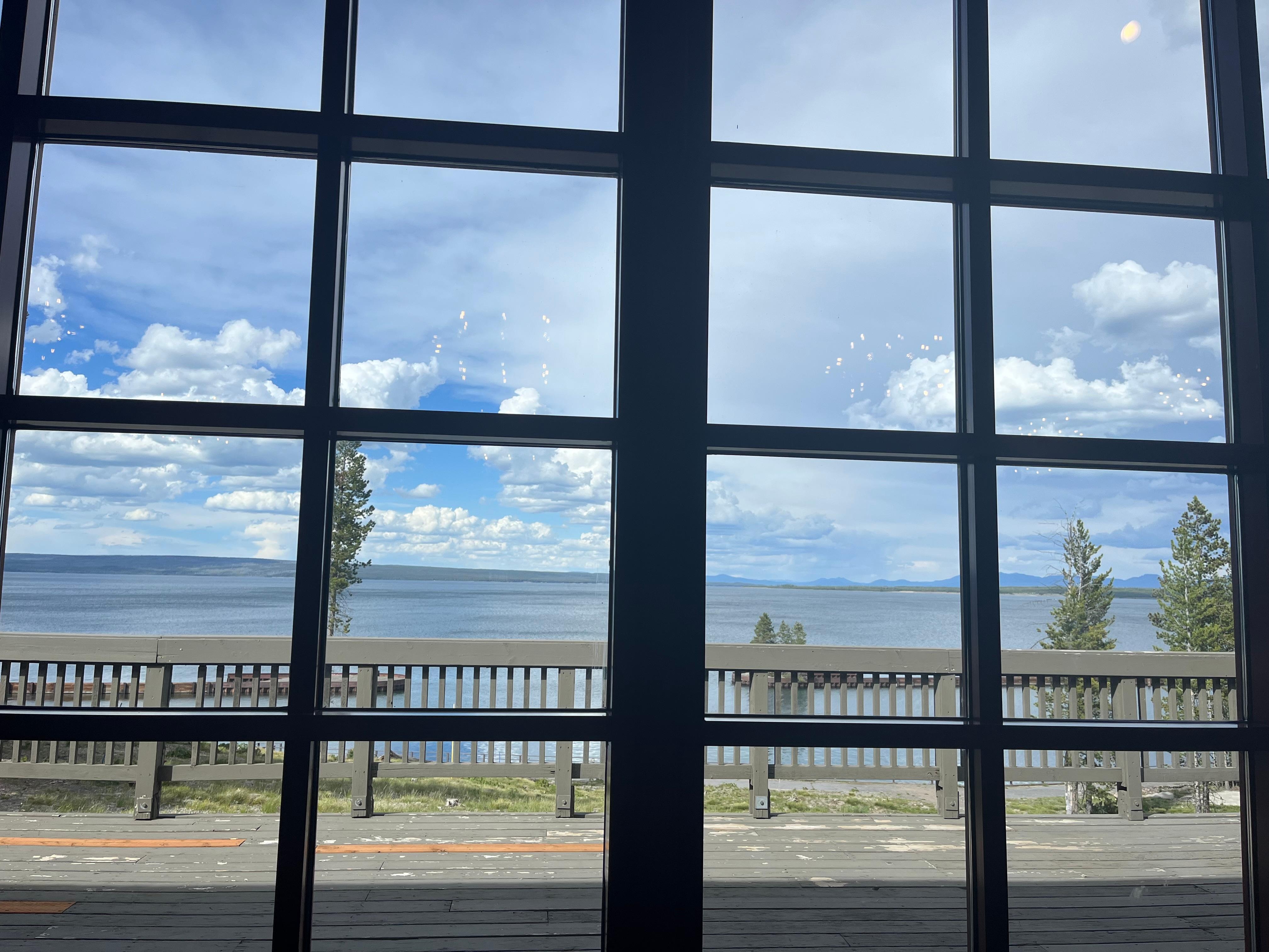 View from dining room.