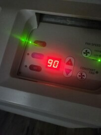 Still blowing cold air (sigh)