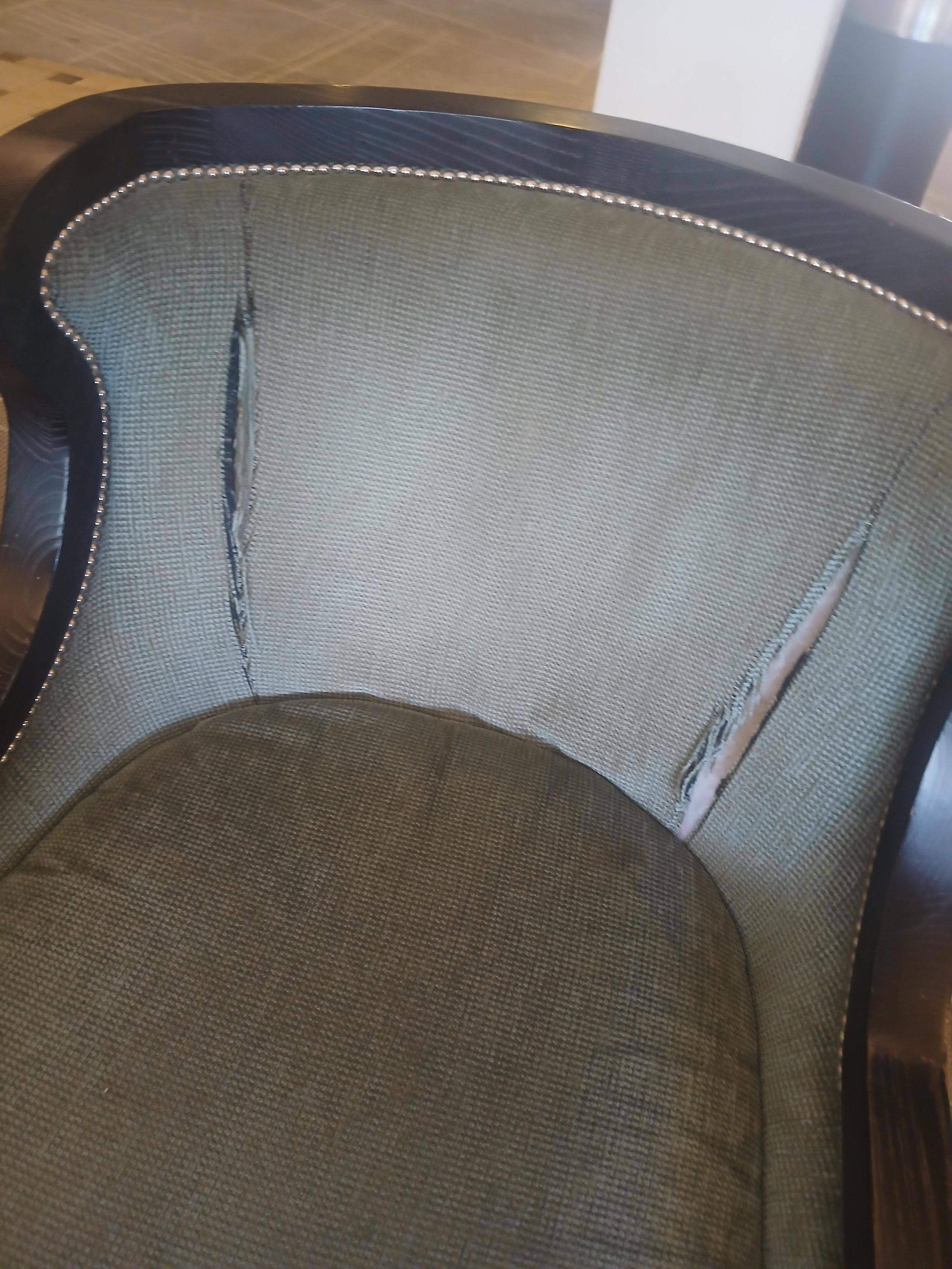 Furnish old and torn