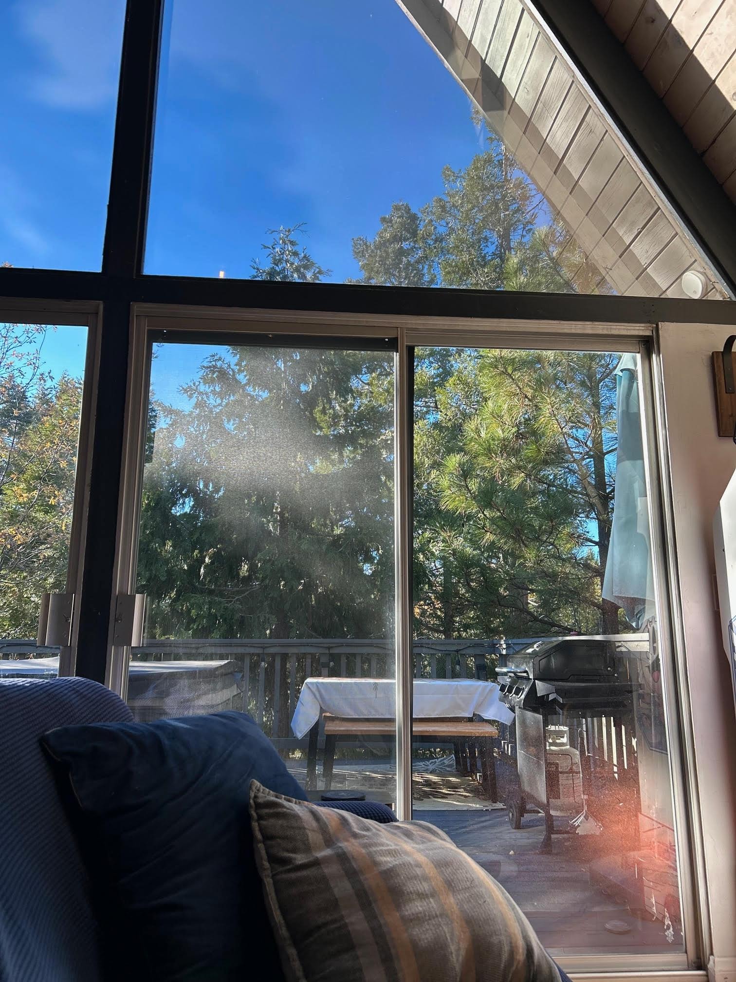 A sunny crisp December day.