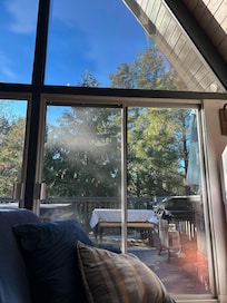 A sunny crisp December day.