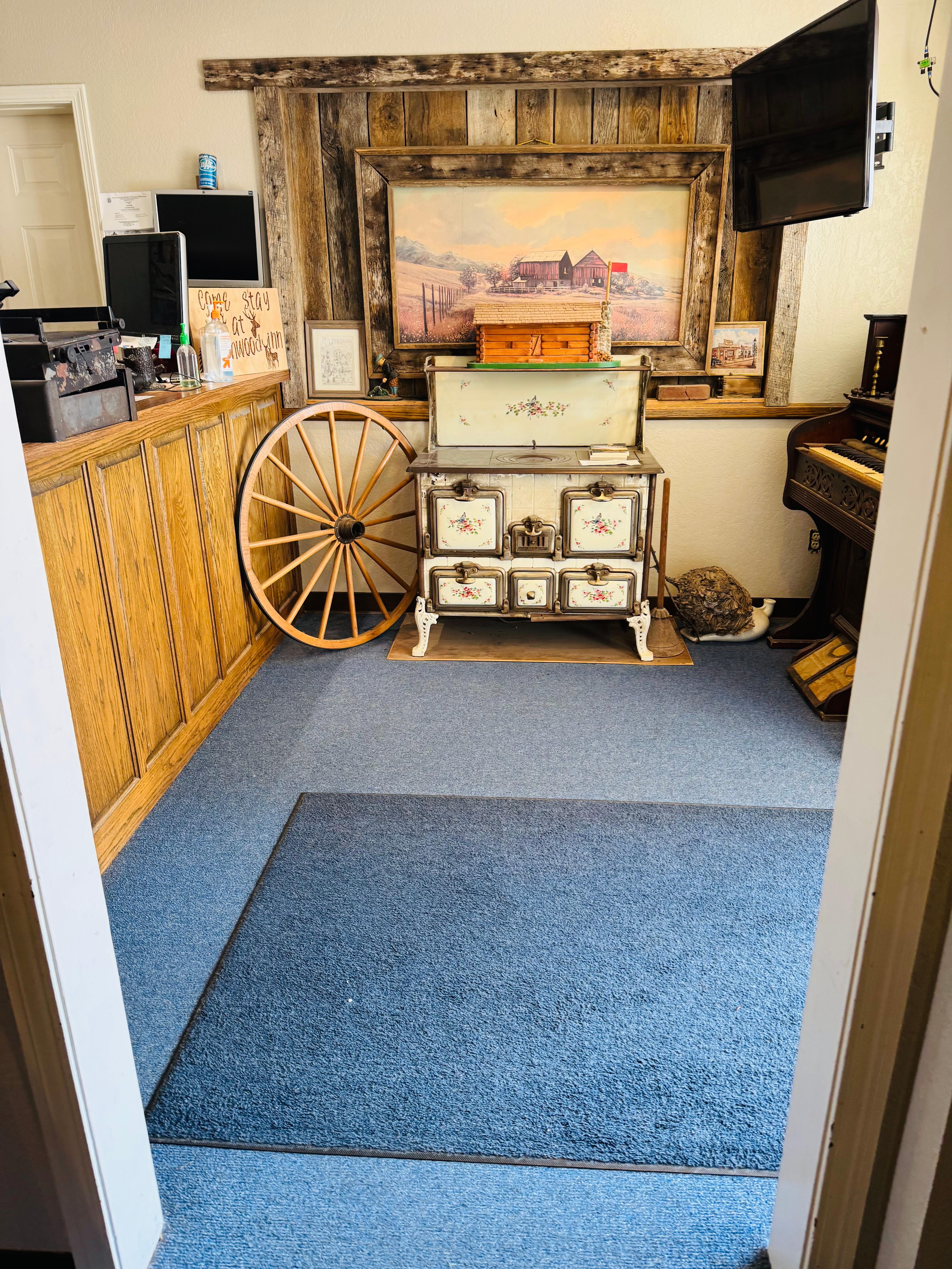 Photos are of the inside of Barnwood inn