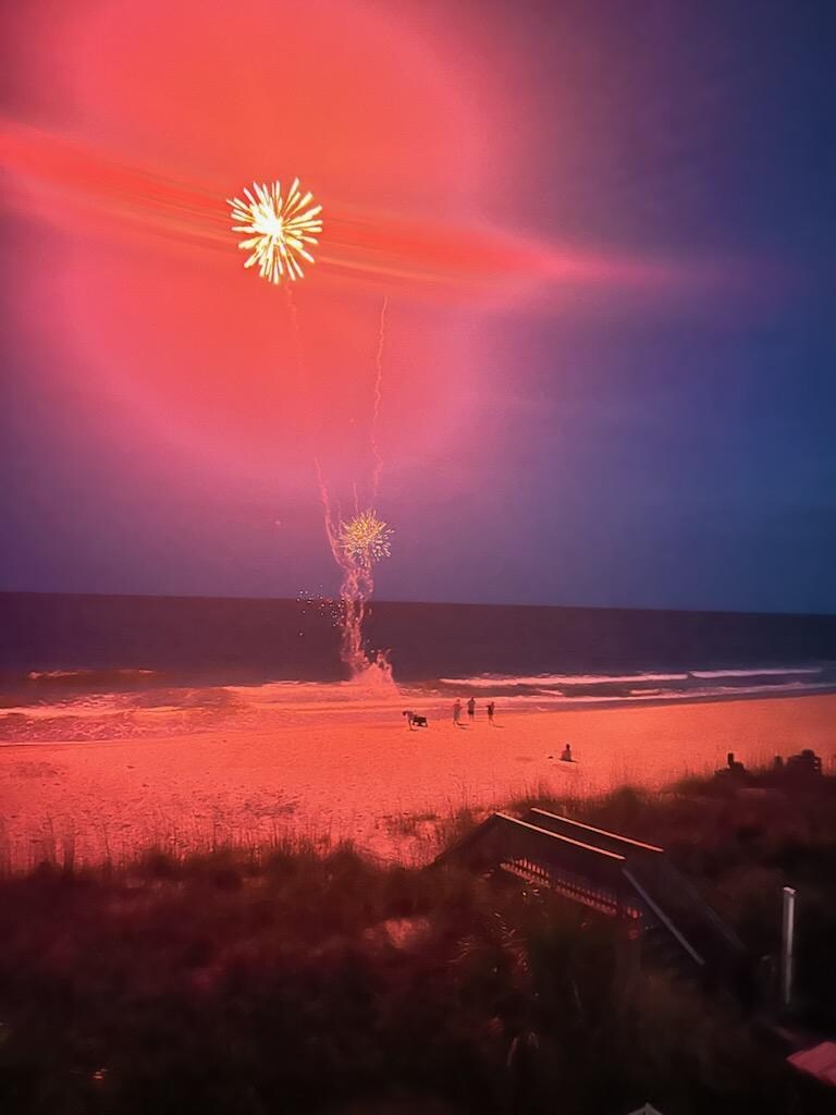 View from our balcony