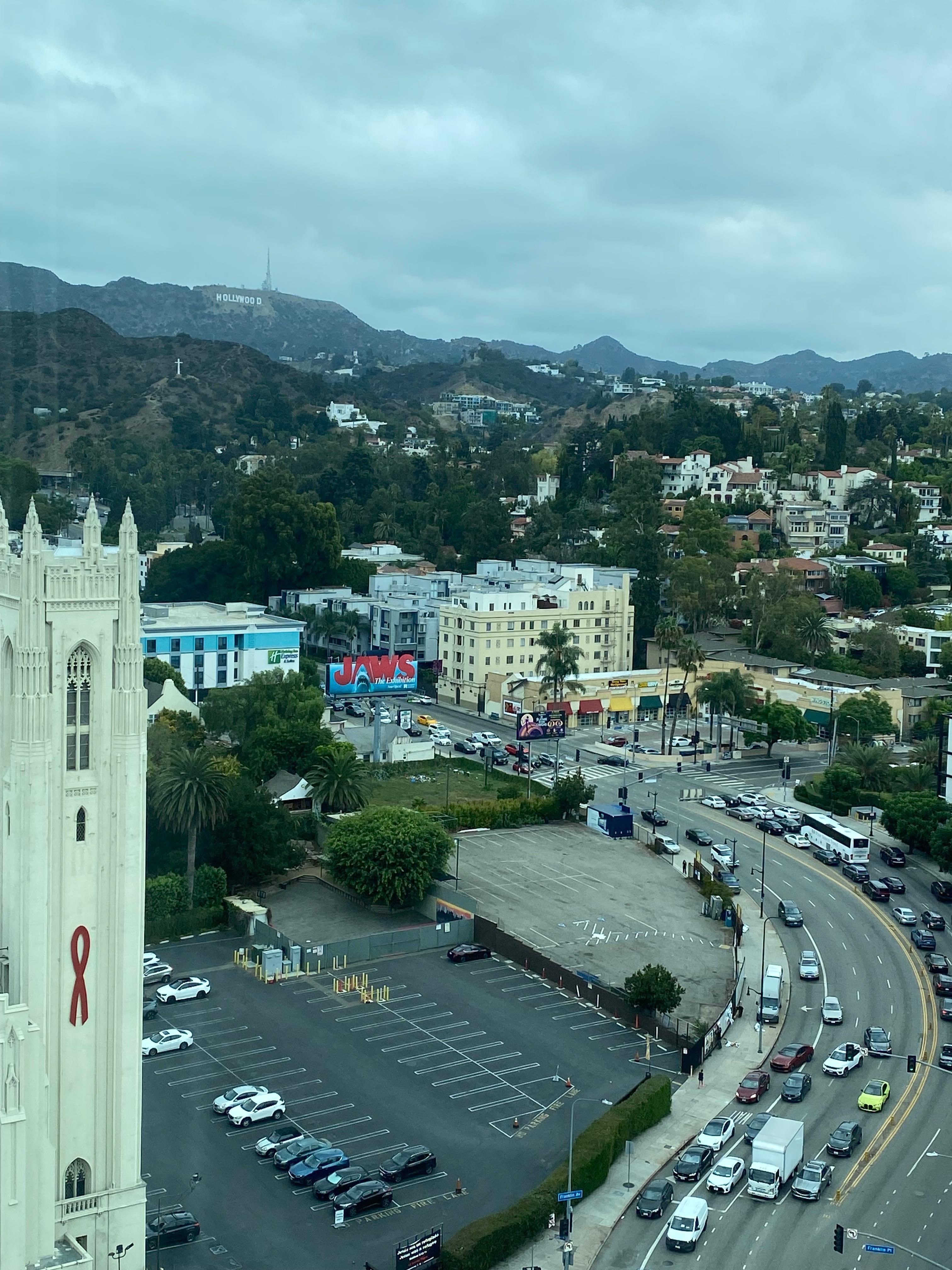 View from our hotel room.