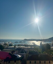 View from our balcony