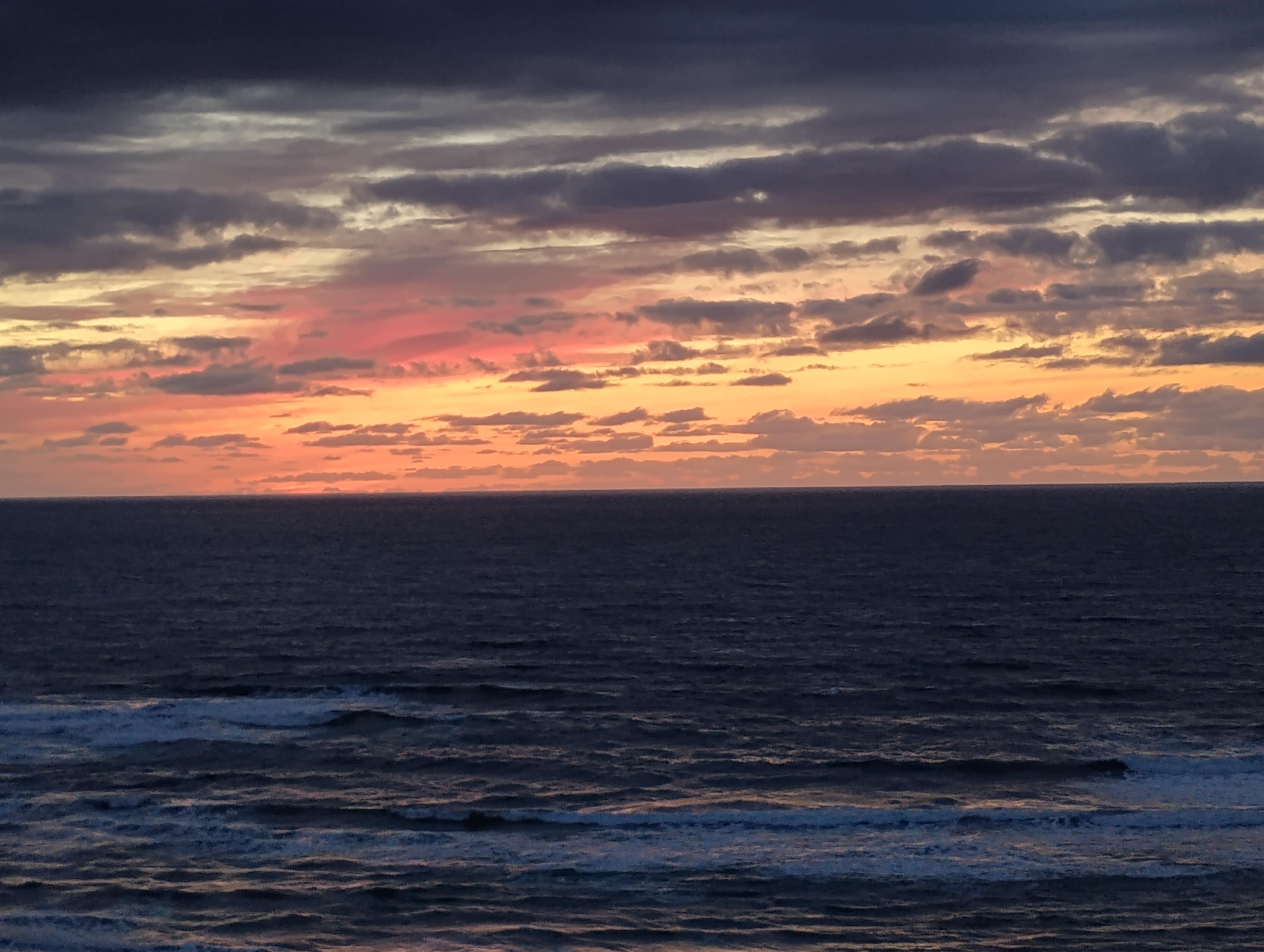 The sunset one night. 