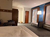 Bedroom with one king was HUGE!