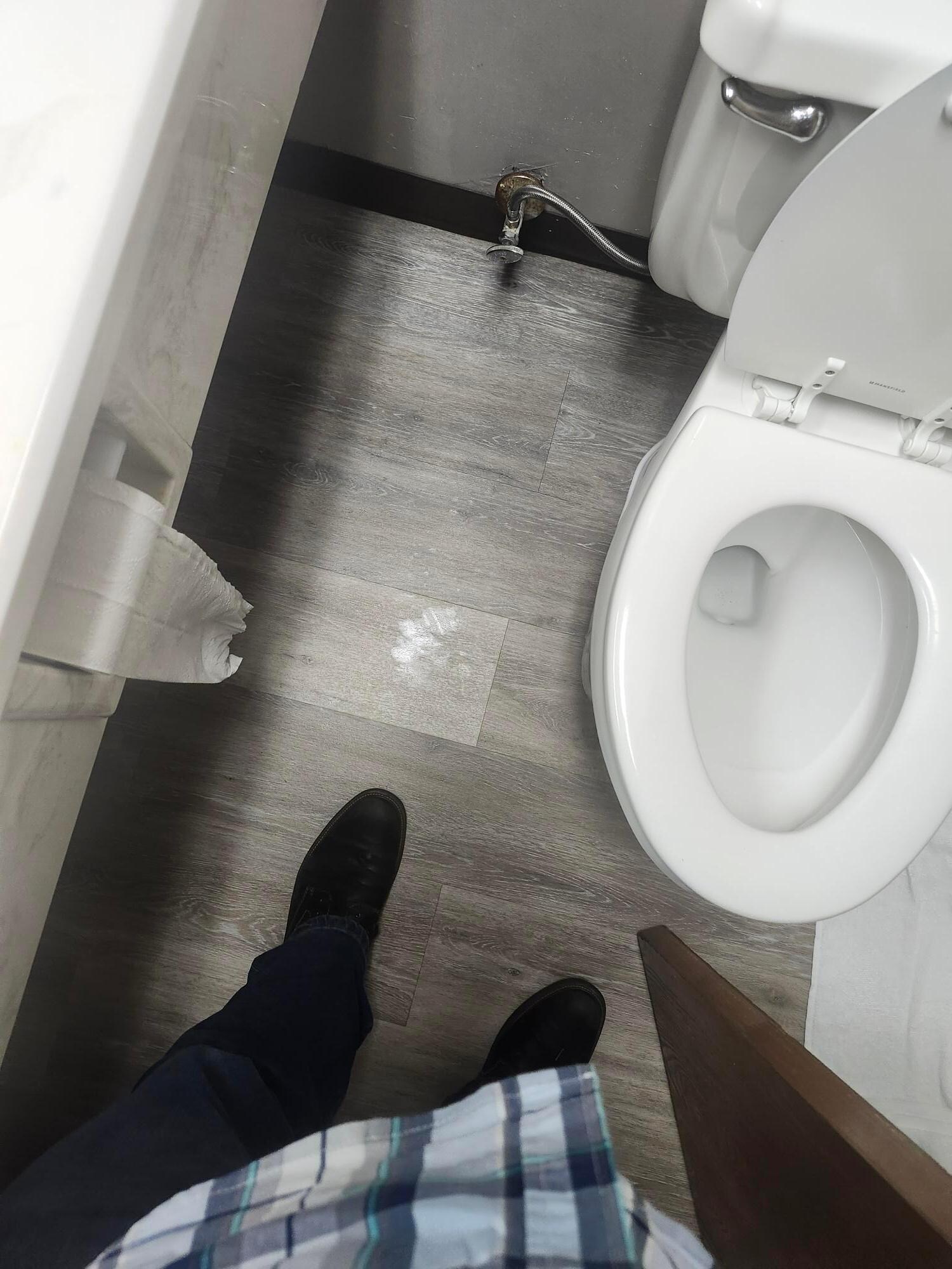 unknown wetness on floor