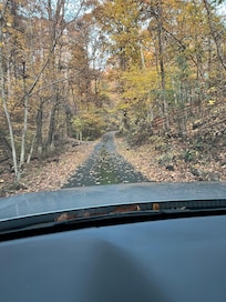 We arrived after dark so adding this picture for clarity of where you need to turn.