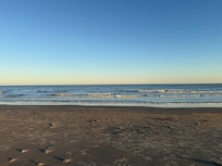 Enjoying the peaceful waves