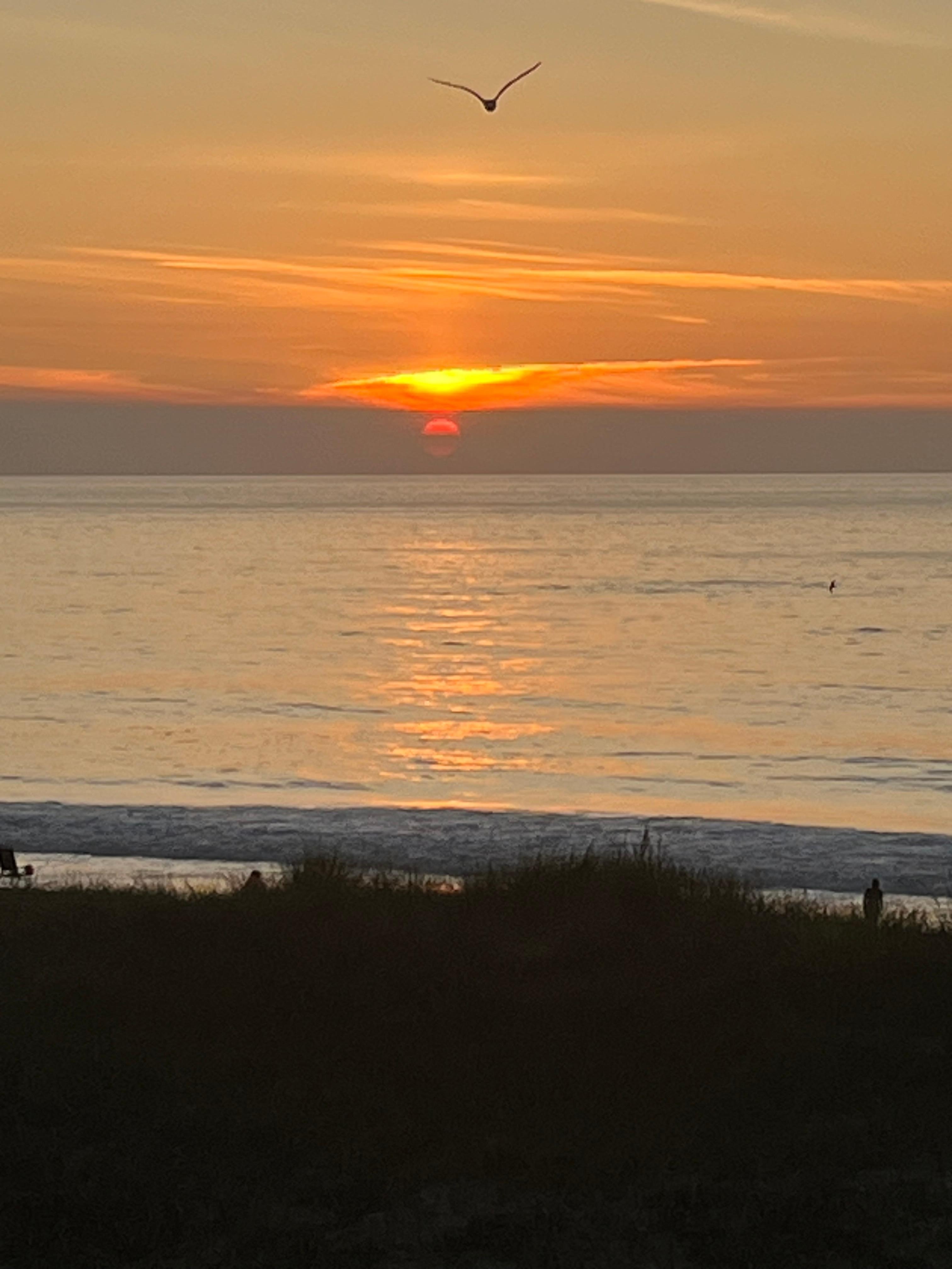 Sunrise from the balcony 