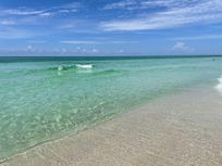 Great water - with shallow entry sandbar.