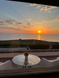 sunrise from the villa