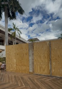 Construction throughout the resort