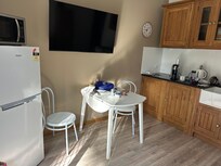 Sweet kitchen living room off the deck