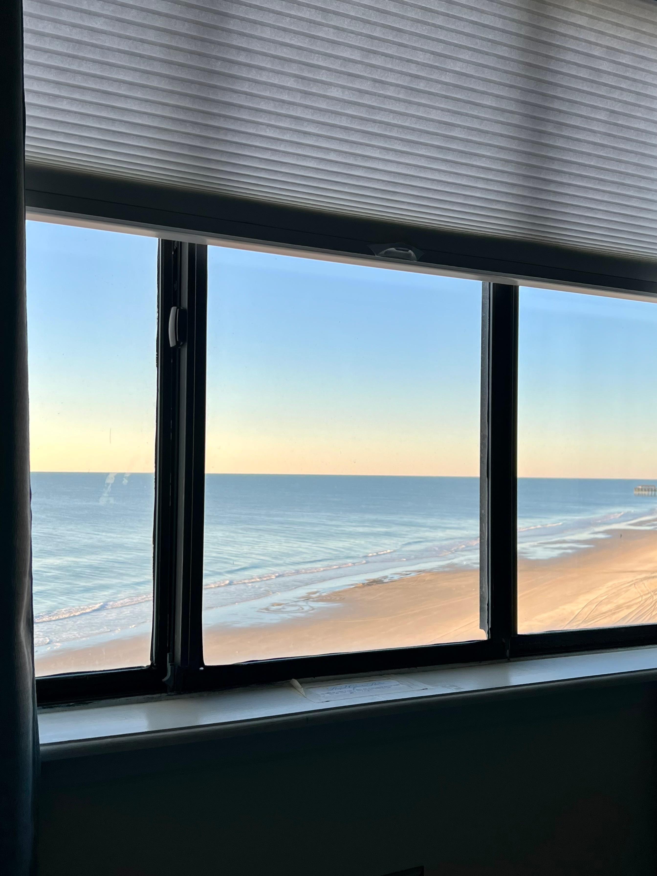 View from bed in mastersuite