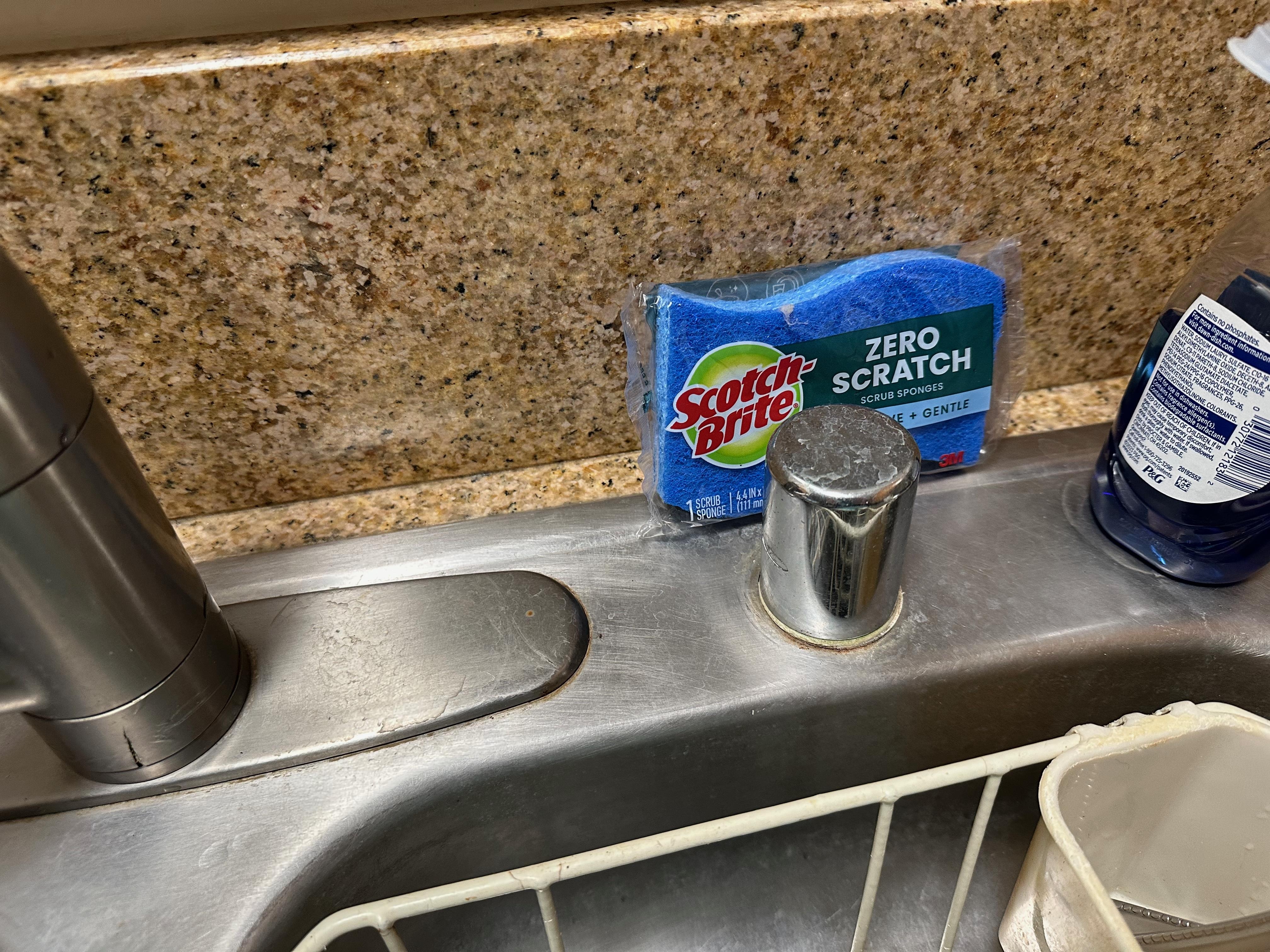 sink area was filthy