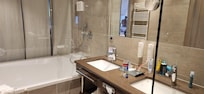 Spacious bathroom
