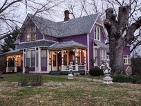 Front of house, side view