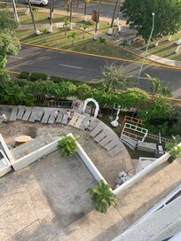 Pool side Chair washing