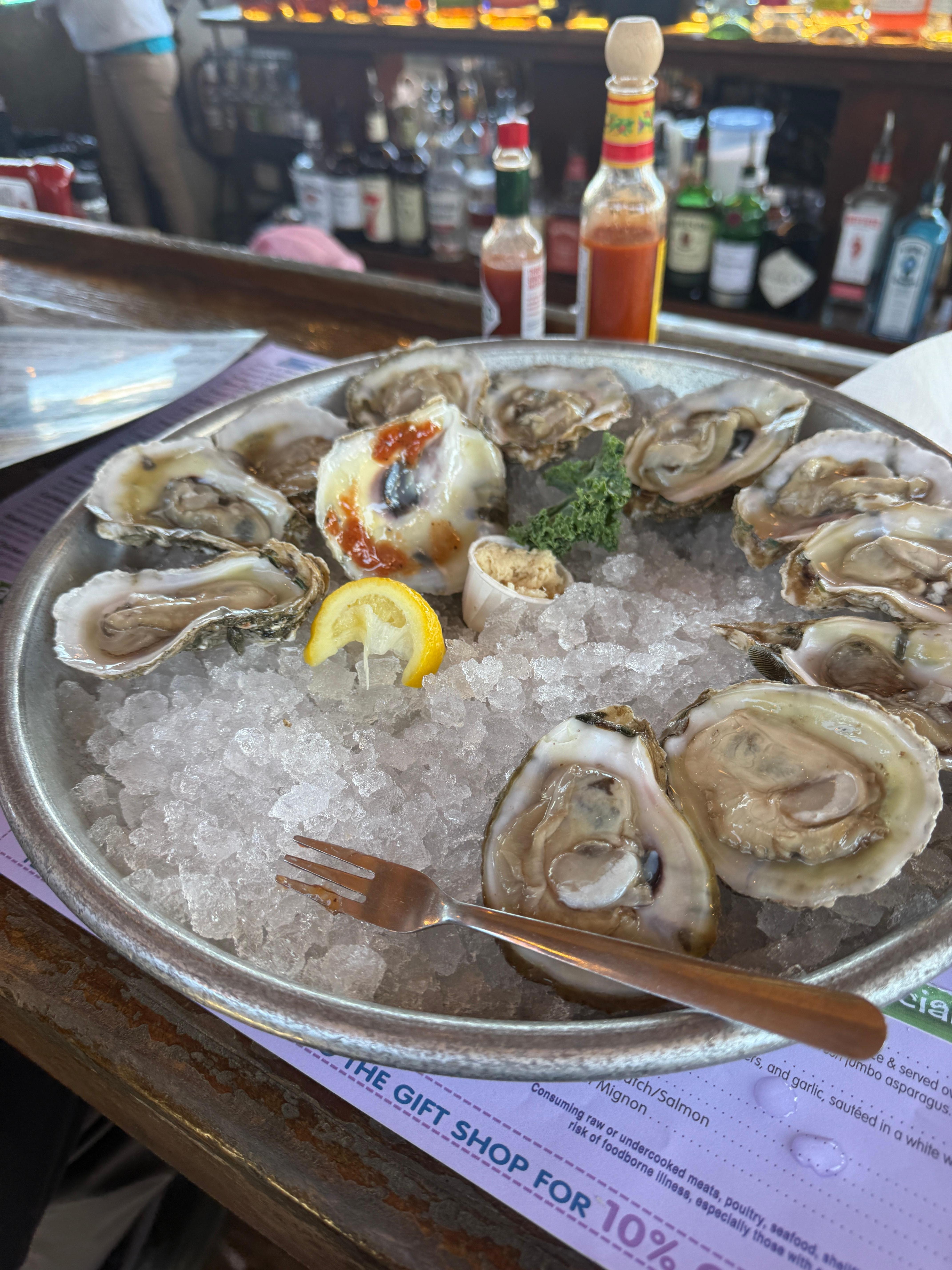 We truly enjoyed the Happy Hour at the Golden Lion.  Plus they have music on Thursday nights. 