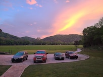 Sunrise from the porch