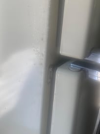 Mold on frig…. Wasn’t clean