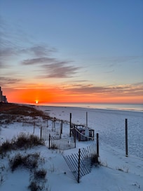 Sunrise off of our balcony. Gorgeous!