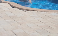 Pavers are a mess. Uneven and hazardous