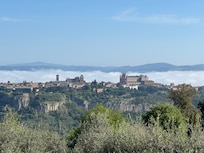 View of Orvieto pre-breakfast