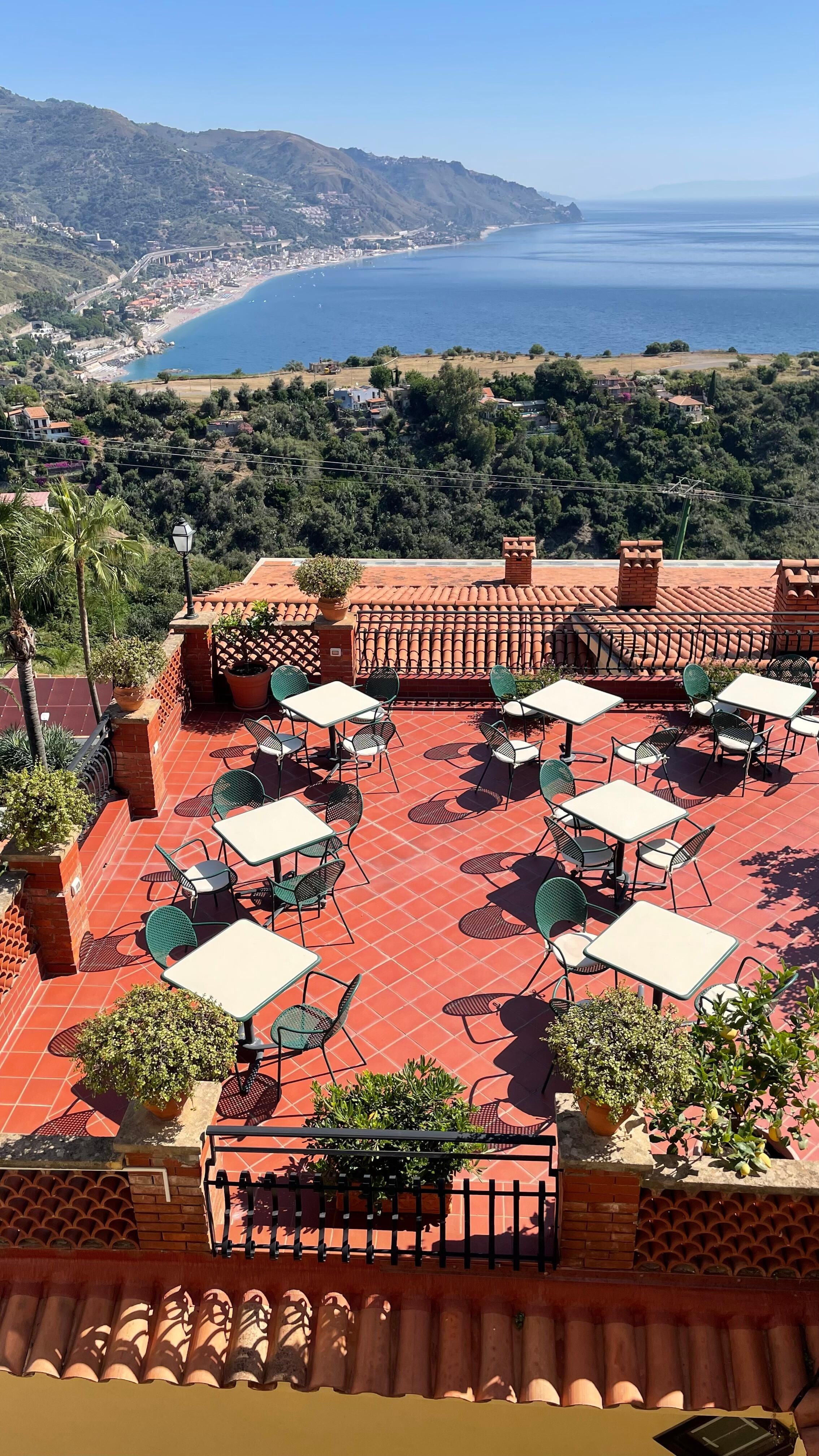 Hotel terrace 