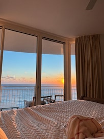 Sunset from the master bedroom